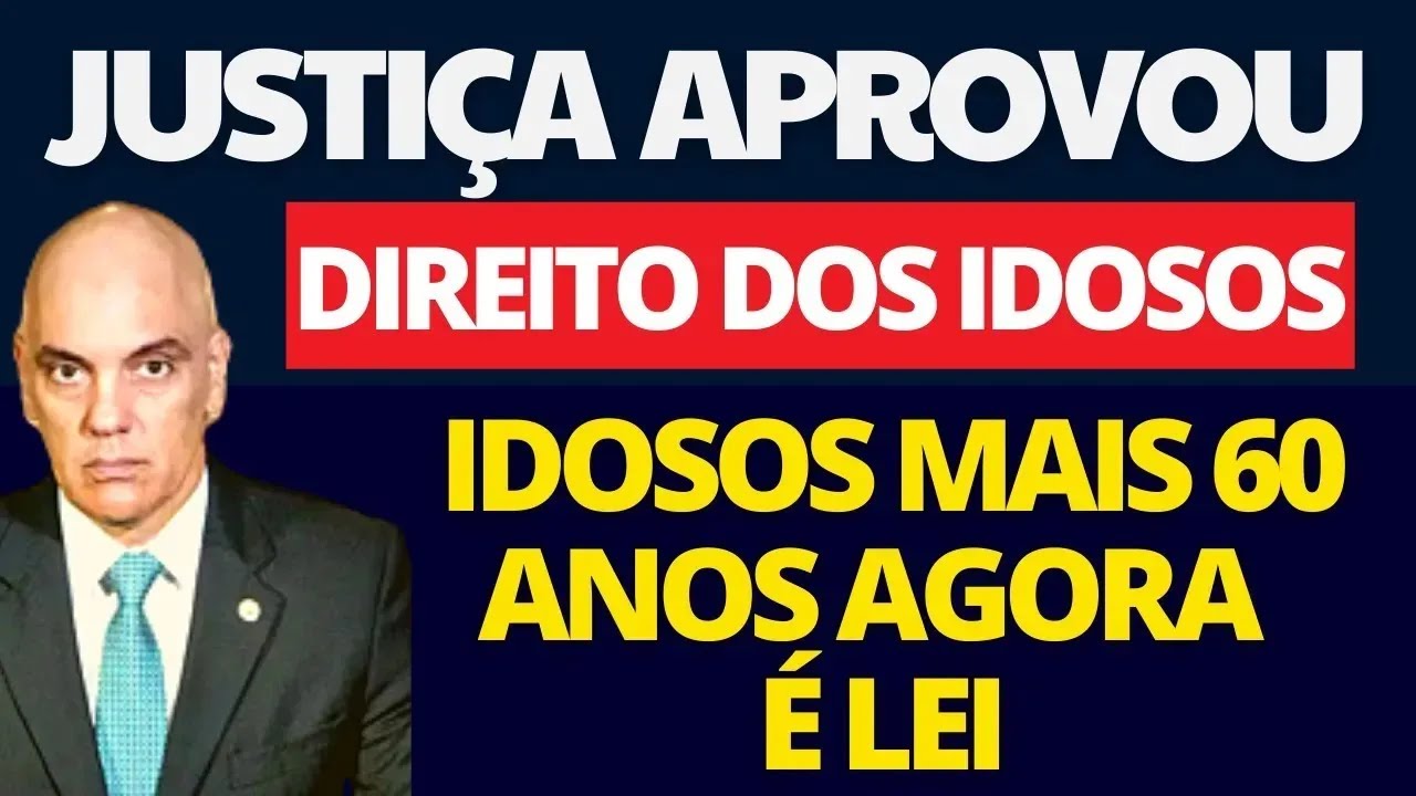 IDOSOS COM 61, 62, 63, 64 E 65 ANOS TEM DIREITO RECEBER 10 BENEFÍCIOS EXCLUSIVOS  ESTATUTO DO IDOSO