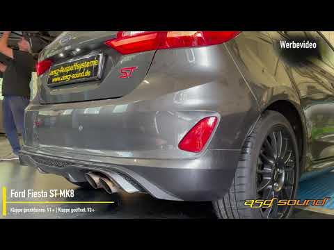 Ford Fiesta ST MK8 | V1+/V3+ | ASG Sound | Sportauspuff