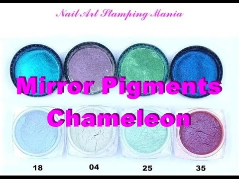 Chrome Mirror Pigments - Chameleon Powder From Nail MAD AliExpress - Tutorial
