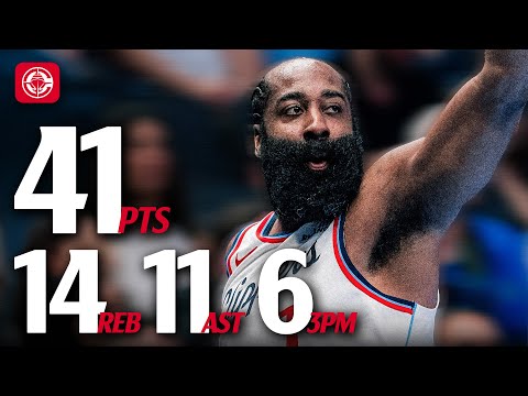 James Harden Is HIM 😤 41 PT Triple-Double in 2OT Win vs Mavericks