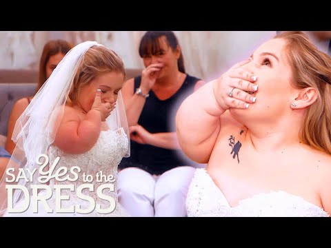 3 Foot Bride In Tears Seeing Herself In Wedding Dress For The 1st Time | Say Yes To The Dress UK