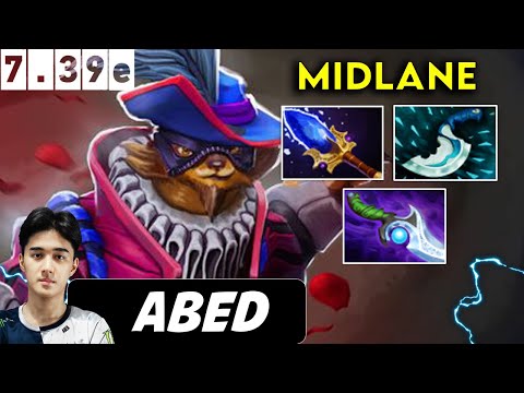 Abed Pangolier Midlane - Dota 2 Patch 7.39e Pro player Full Gameplay