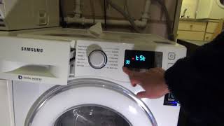 How to: Enter Service Cycle/Test mode Samsung Ecobubble Washing Machine