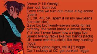 Trippie Redd &amp; Lil Yatchy''Who Run It''(G Herbo Remix) (Lyrics)