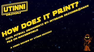 How Does it Print?  MakerWorld Cool Pit Bull Statue by interior designer@Anan