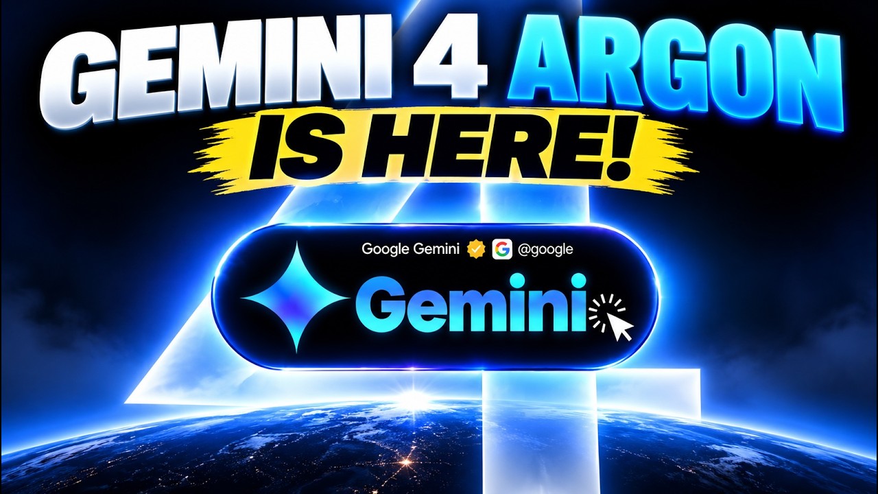 Gemini 4 Argon Is HERE! Google's BIGGEST AI Upgrade