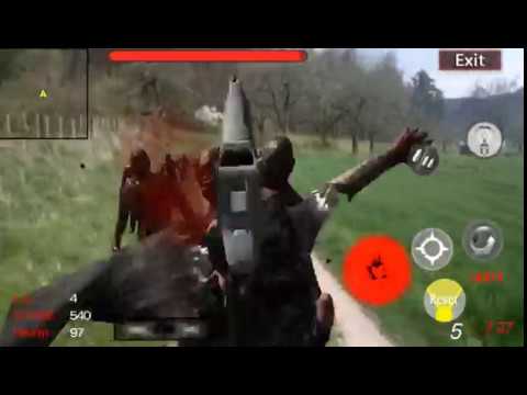 Zombie Shooter Game AR Dead Walking Video