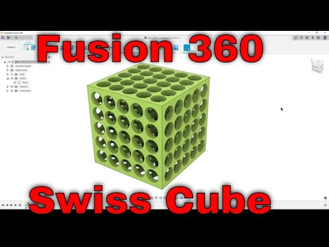 Fusion 360 - Swiss Cube (Pattern Workflow)