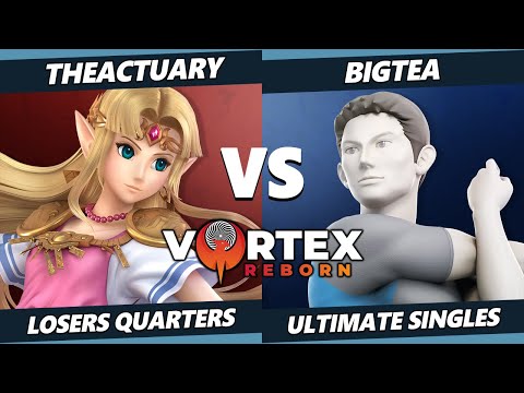 Vortex Legends 14 Losers Quarters - TheActuary (Zelda) Vs. BigTea (Wii Fit Trainer) SSBU Ultimate