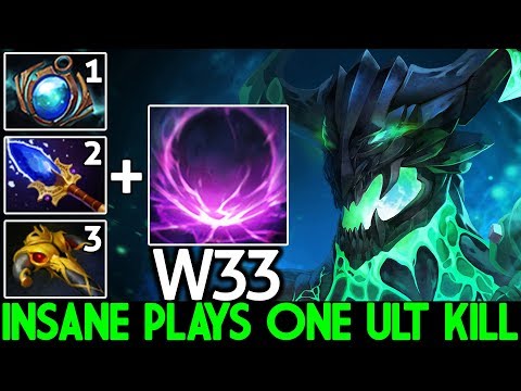 W33 [Outworld Devourer] New Favorite Hero Spam One ULT Kill 7.23 Dota 2