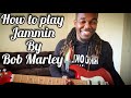 How to play Bob Marley - Jammin on Guitar (Tutorial)
