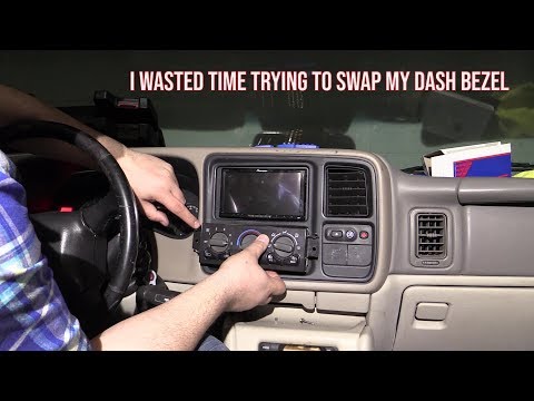 Why you shouldn't swap an 03-06 dash into your 00-02 Yukon/Tahoe for a double DIN