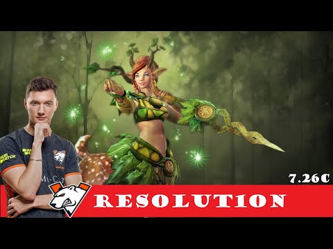 [DOTA 2] VP.Resolut1on the ENCHANTRESS [OFFLANE] [7.26C]