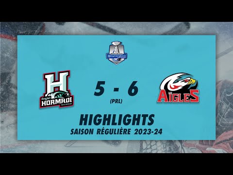 Anglet Hormadi 5-6(prl) Aigles de Nice - Highlights - Synerglace Ligue Magnus 2023/24
