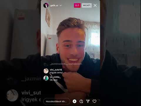 Galik Úr mentegetőzése instagram live Part 1