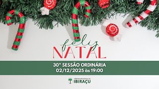 30ª SESSÃO ORDINÁRIA  02/12/2025