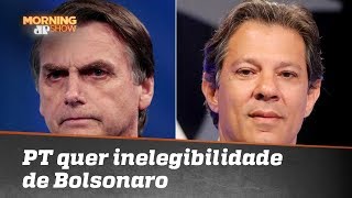 PT quer a inelegibilidade de Bolsonaro por propaganda ilegal