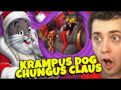 Chungus Claus and Krampus Dog NEW TOONS COMING TO Looney Tunes World of Mayhem