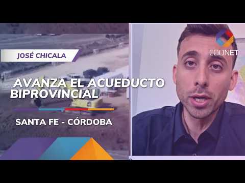 AVANZA EL ACUEDUCTO BIPROVINCIAL SANTA FÉ - CÓRDOBA