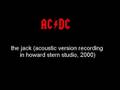 AC/DC - The Jack (Accoustic Version 2000) 