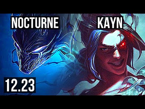 NOCTURNE vs KAYN (JNG) | 4/1/5, 500+ games | EUW Master | 12.23