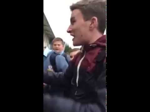 Famous teen rapper Rap Battles a kid outside school (Mc Lynchy Rap Battle)