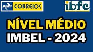 CONCURSO DOS CORREIOS - GABARITO - IMBEL 2024 - MATEMÁTICA BANCA IBFC - NÍVEL MÉDIO #correios #ibfc