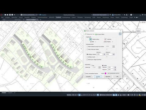WS LANDCAD - Details verteilen entlang einer Linie