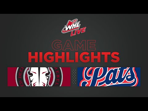 WHL Highlights: Rebels (2) at Pats (6) - November 12, 2022