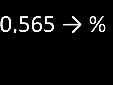 convert 0.565 to percentage, 0,565 decimal to percentage, transform decimals