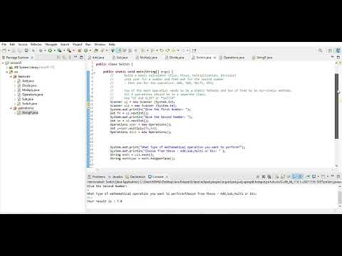 Java Assignment5 Basiccalc Using Switch Method