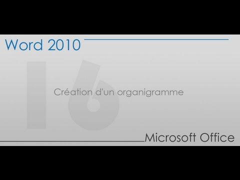 comment construire un organigramme sur word