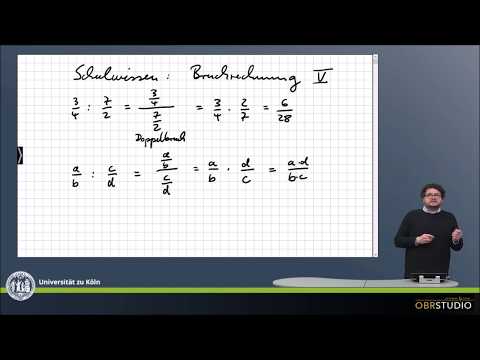 0012 Bruchrechnung: Division / Doppelbruch