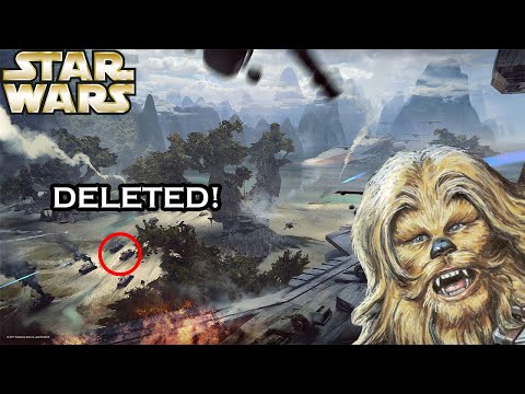 This deleted scene shows how HORRIFIC the Battle of Kashyyyk was!
