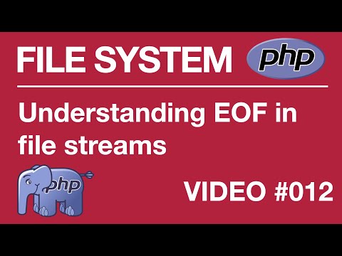 PHP | FILE SYSTEM | BEGINNER | End Of File | EOF 012 Tips from a Self Taught Developer