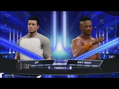 WWE 2K15 My Career Mode Part 75 DT vs Ray Rich Smackdown