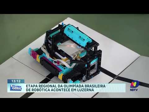 Olimpíada Brasileira de Robótica reúne estudantes em Luzerna