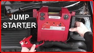 How to Start Your Car using a Portable Jump Starter (Booster Pack)