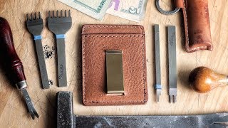 Leather DIY: Traditional Money Clip Card Wallet