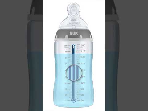 NUK First Choice+ biberon professionale anti-colica, 0-6 mesi, Controllo  della temperatura, 300 ml, Senza BPA, tettarella in silicone