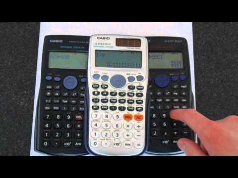 Part of a video titled Casio Calculator Fractions to Decimals (and back) - YouTube