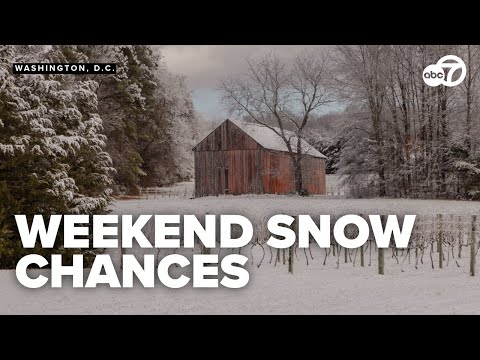 Weekend forecast: How many inches of snow could the DMV area see?