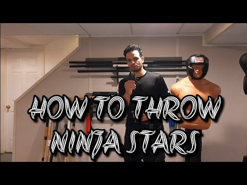 HOW TO THROW NINJA STAR SHURIKEN
