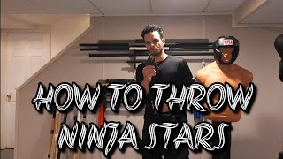 HOW TO THROW NINJA STAR SHURIKEN