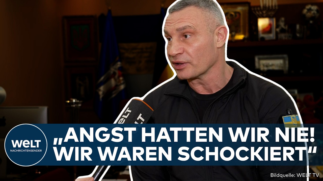 UKRAINE-KRIEG: "Angst hatten wir nie"– Vitali Klitschko erinnert sich an den Tag der Russen-Invasion