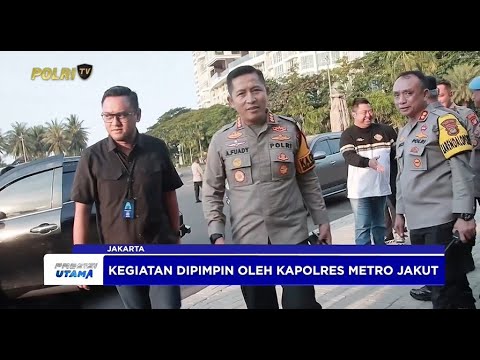 POLRES METRO JAKARTA UTARA TINJAU POSYAN ANCOL UNTUK PASTIKAN KEAMANAN LIBUR LEBARAN