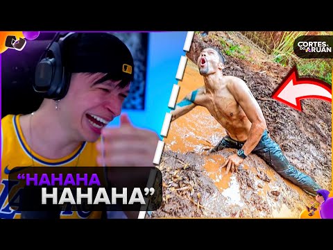 ARUAN REAGE: VIDEOOO MAIS ENGRAÇADO DO A ACAMPAMENTO 😂 (LEO DA HORNET) - Cortes do Aruan