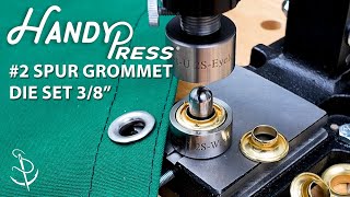 MASTERFULLY Install Spur Grommets with The HandyPress® #2 Grommet Die Set