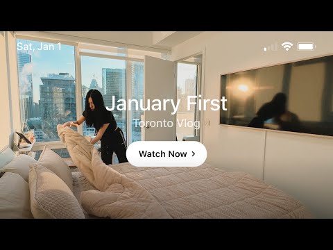 Toronto Vlog — Hello 2022 & Trying to enjoy the city before another lockdown in January (토론토 브이로그)