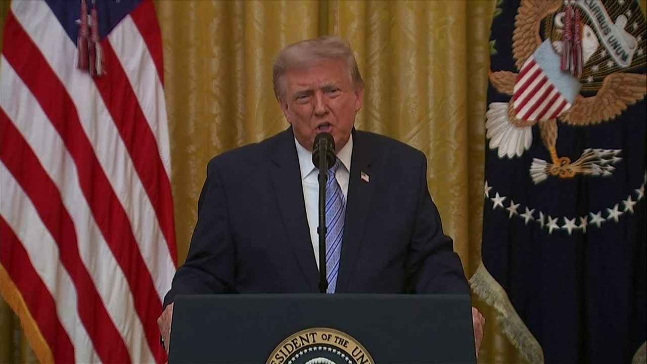 Trump ends election claims speech by urging support for Save America Act in order to 'restore faith'